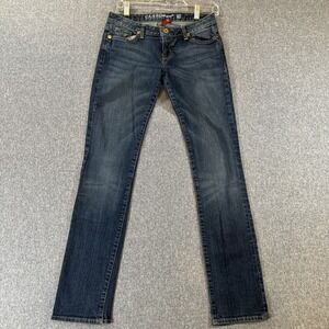 Guess Jeans Womens 28 Dark Wash Bootcut Low Rise Stretch Denim Y2K